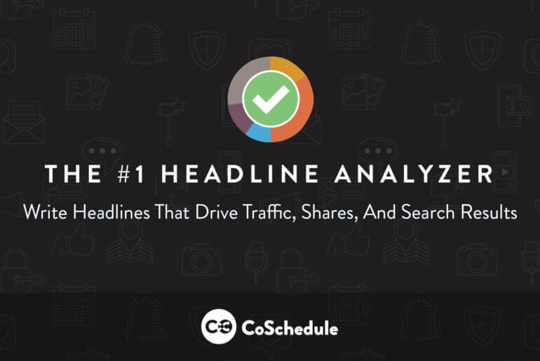 Coschedule headline analyzer logo on black background